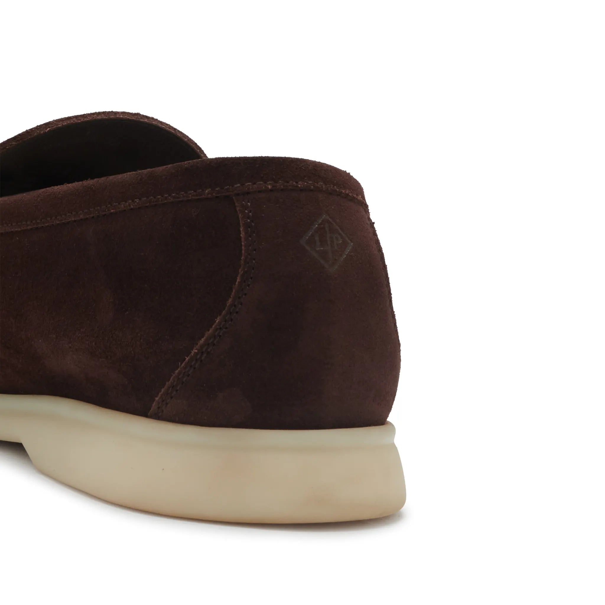 Detailed View of Preloved - Loro Piana Summer Walk Suede Chocolate Loafers